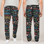 Reasons I Love Being A Papa - Personalized Sweatpants, Lounge Pants With Pockets