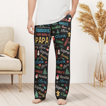 Reasons I Love Being A Papa - Personalized Sweatpants, Lounge Pants With Pockets