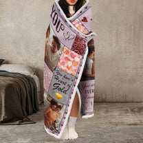 Reasons I Love You - Personalized Photo Wearable Blanket Hoodie