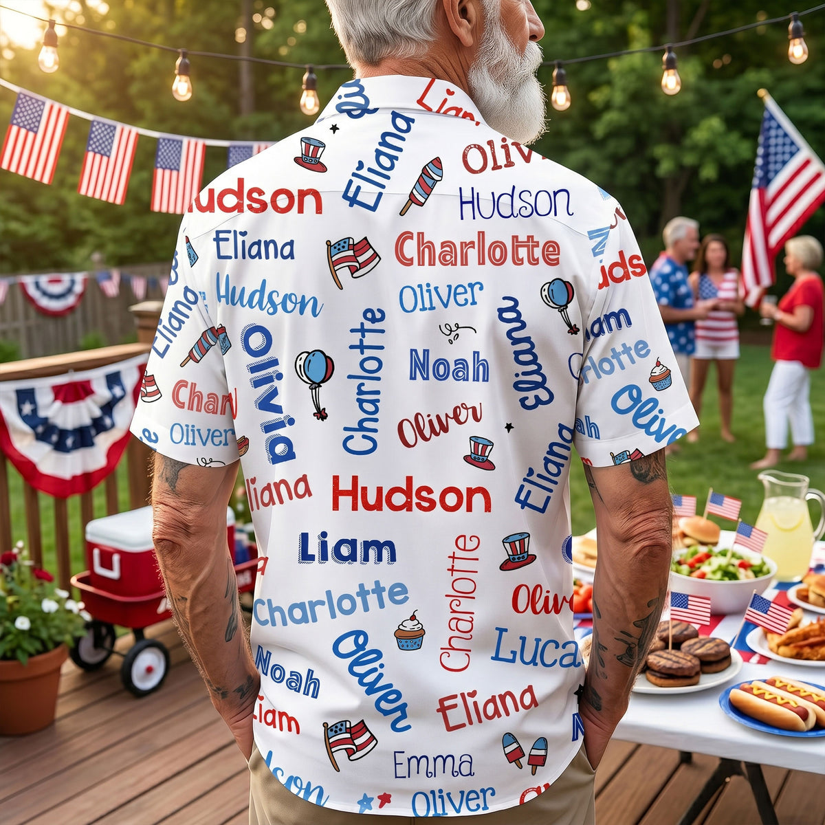 Reasons-I-Love-Being-A-Papa-Usa-250-Patriotic-Kid-Names-Personalized-Hawaiian-Shirt-2