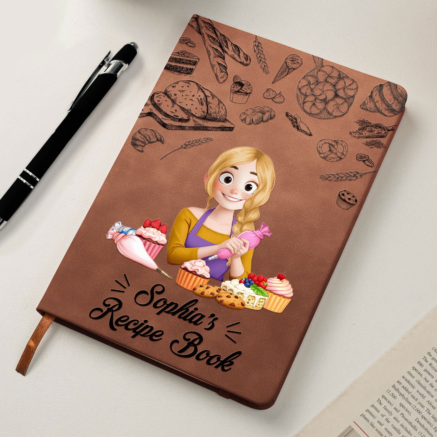 Recipe_Book_Kitchen_Stories_Personalized_Leather_Journal_8