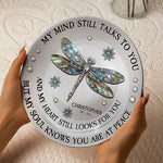 Red Cardinal My Mind My Heart My Soul - Personalized Ceramic Plate