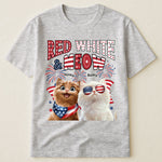 Red White Meow - Personalized Shirt
