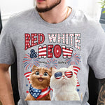 Red White Meow - Personalized Shirt