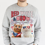 Red White Meow - Personalized Shirt