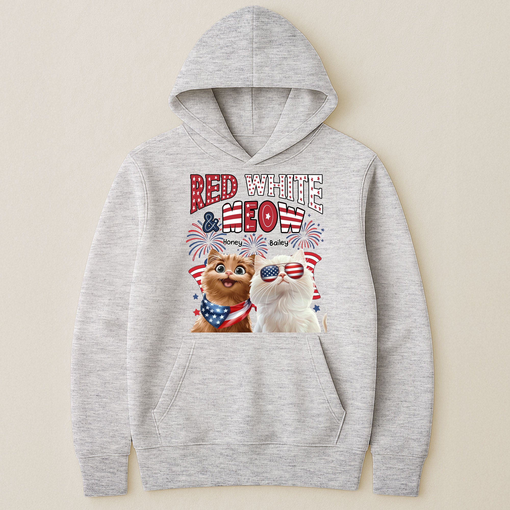 Red White Meow - Personalized Shirt