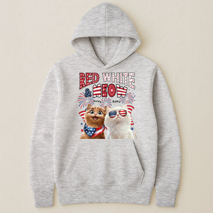 Red White Meow - Personalized Shirt