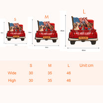 Red White Woof 250 Years Of Freedom - Personalized Wood Sign