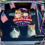 Red White & Woof 250 Years Of Freedom - Personalized Decal