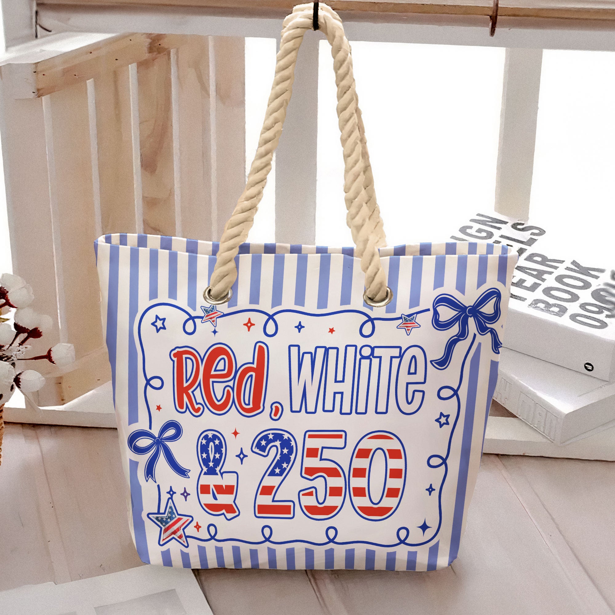 Red,-White-&-250-Patriotic-Coquette-Bow-Personalized-Beach-Bag-6