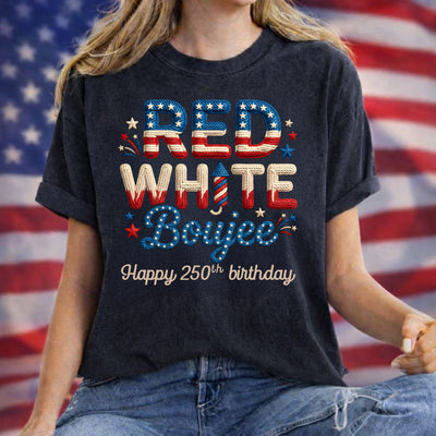 Red White & Boujee - Personalized Shirt