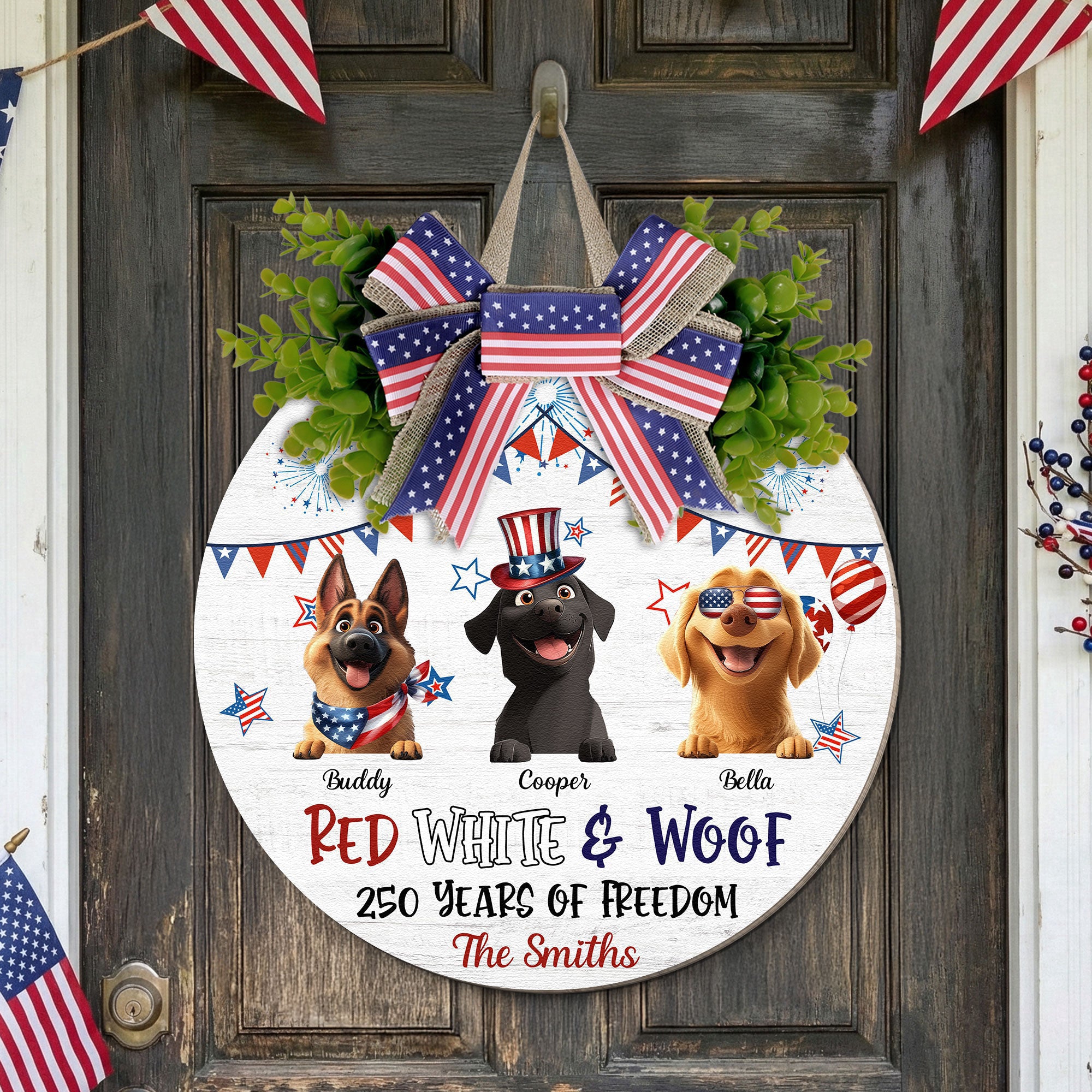 Red_White_Woof_250_Years_Of_Freedom_Personalized_Wood_Sign_1