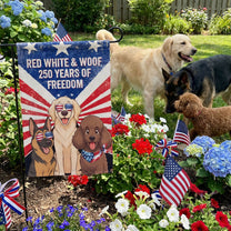 Red-White-&-Woof-250-Years-Of-Freedom-Vintage-Version-Personalized-Flag-3
