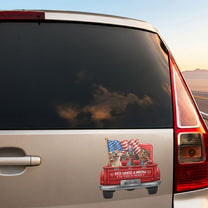 Red-White-&-Woof-Personalized-Bumper-Sticker-4
