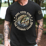 Reel Cool Dad The Fishing Legend - Personalized Shirt