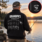 Reel Cool Grandpa Gift For Grandpa, Papa, Fishing Man - Personalized Sweatshirt