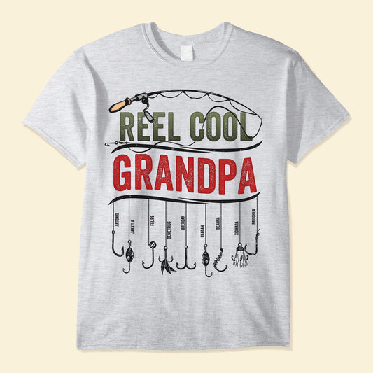 Reel Cool Grandpa - Personalized Shirt