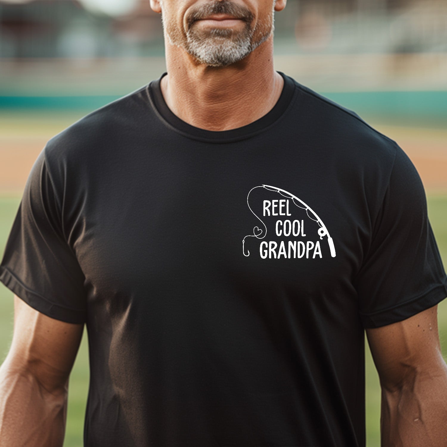 Reel Cool Grandpa - Personalized Shirt - Christmas Gift For Grandpa