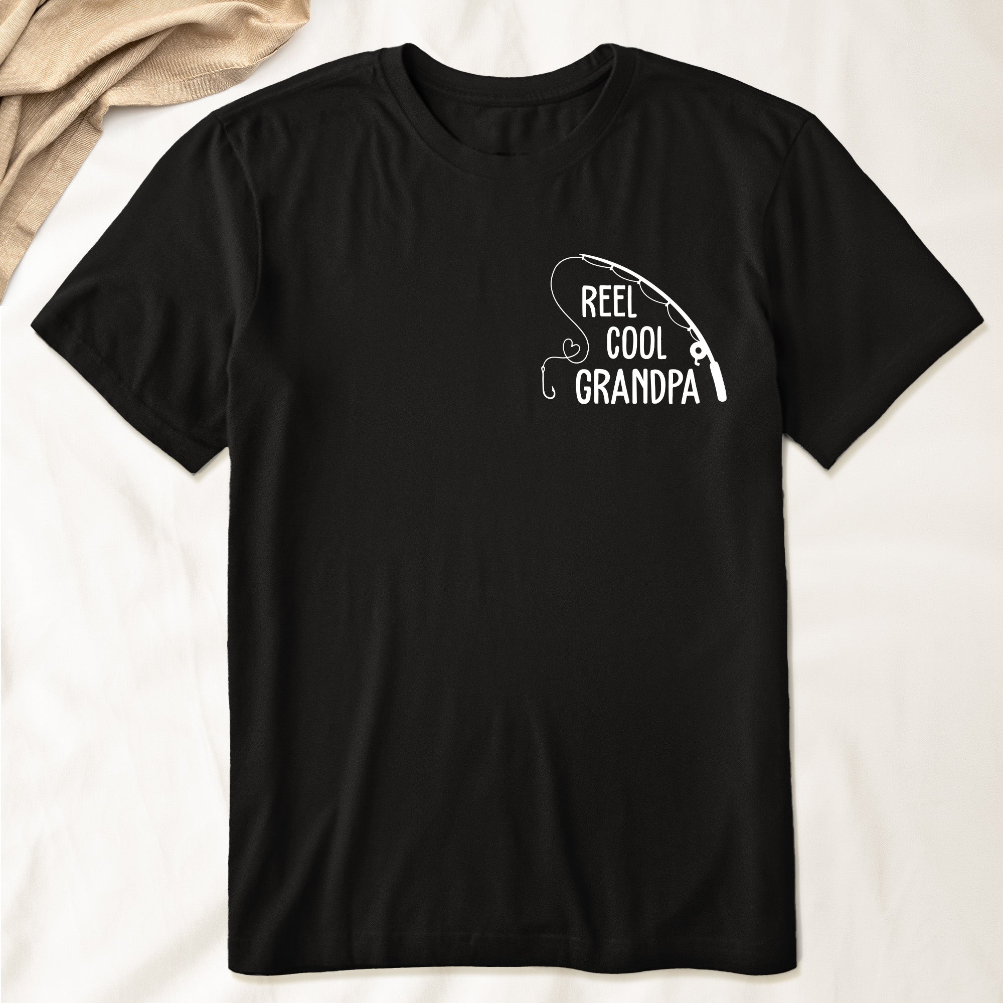 Reel Cool Grandpa - Personalized Shirt - Christmas Gift For Grandpa
