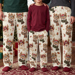 Reindeer Christmas Pattern Gift For Family, Sibbings, Friends And Coworkers - Personalized Lounge Pants