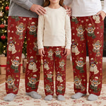Reindeer Christmas Pattern Gift For Family, Sibbings, Friends And Coworkers - Personalized Lounge Pants