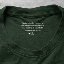 Remember I Love You Gift For Her Gift For Him - Personalized Shirt