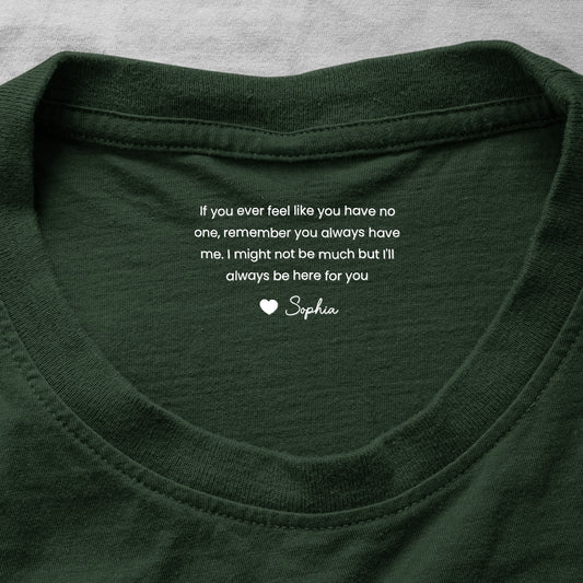 Remember I Love You Gift For Her Gift For Him - Personalized Shirt