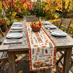 Repeating-Names-Autumn-Leaves-Pumpkin-Pattern-Decor-Personalized-Table-Runner-2