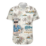 Retired Not My Problem Anymore - Personalized Hawaiian Shirt