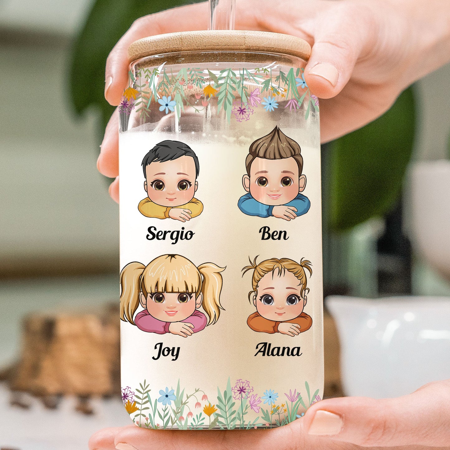 Retired Under New Management See Grandkids For Details - Personalized Clear Glass Cup