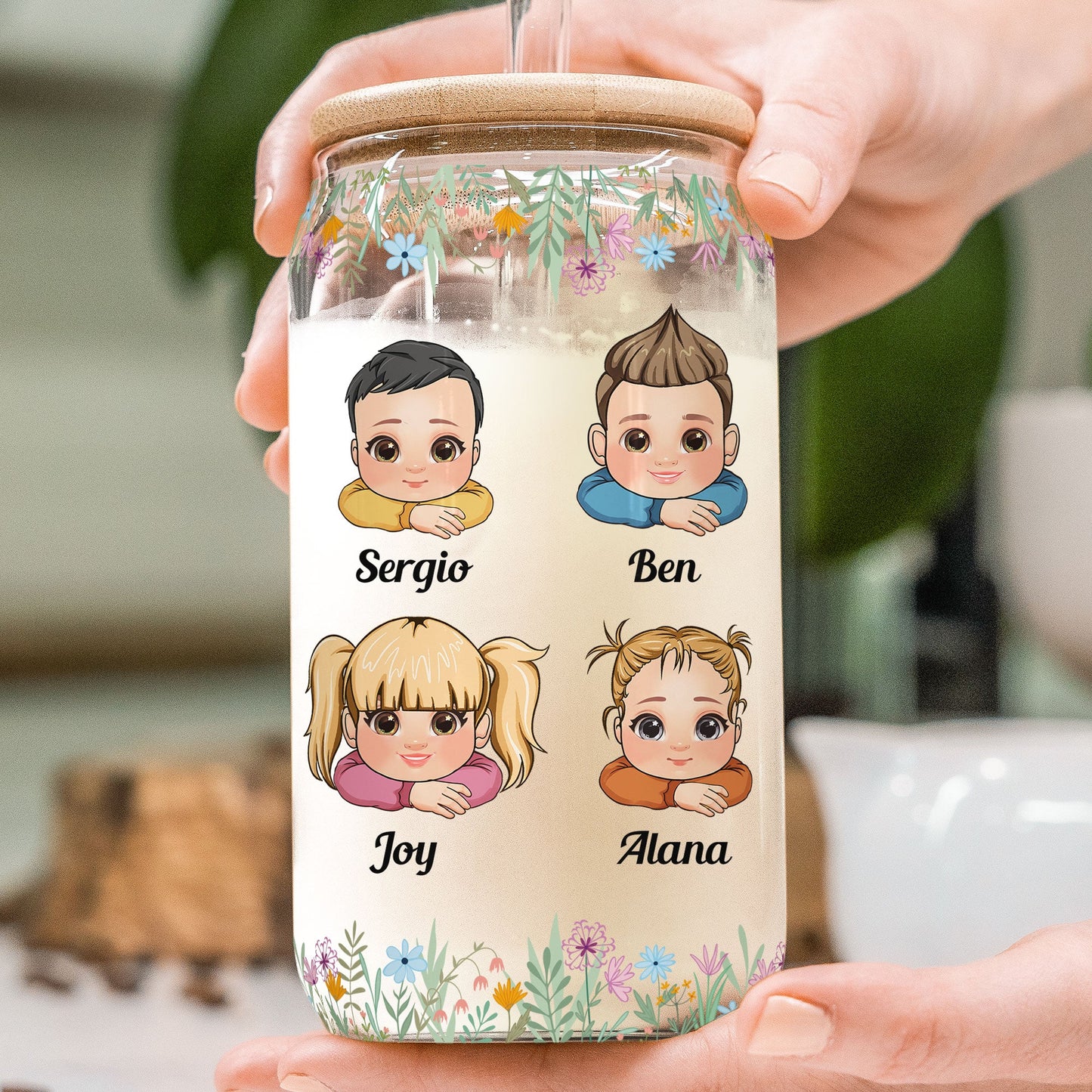 Retired Under New Management See Grandkids For Details - Personalized Clear Glass Cup