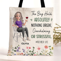 Retirement Bag Retired Life Gifts For Her - Personalized Tote Bag