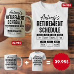 Retirement Schedule Do What Ever The Fck I Want - Custom Gift Set