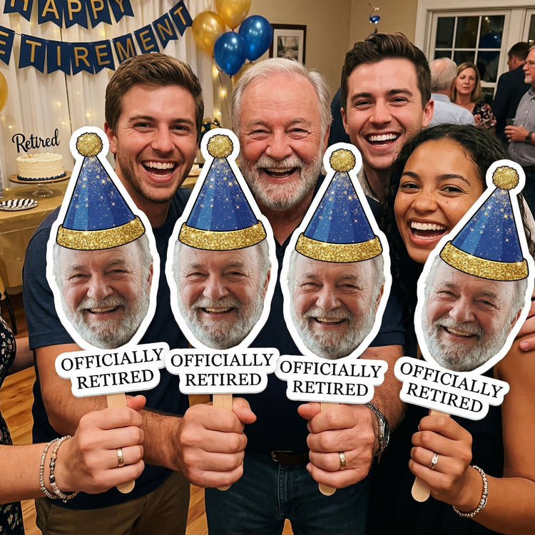 Retirement-Fan-Sign-For-Party-With-Face-Officially-Retired-Congratulations-Personalized-Fan-1