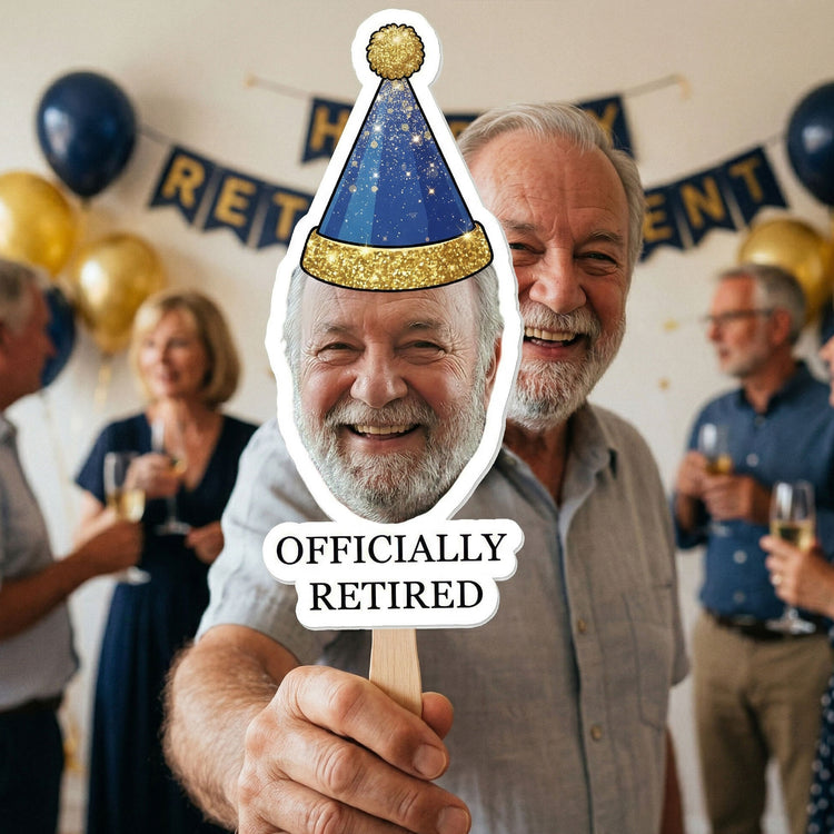 Retirement-Fan-Sign-For-Party-With-Face-Officially-Retired-Congratulations-Personalized-Fan-3