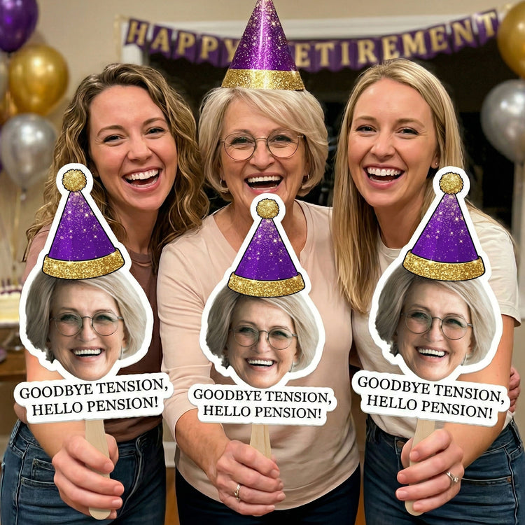 Retirement-Fan-Sign-For-Party-With-Face-Officially-Retired-Congratulations-Personalized-Fan-4