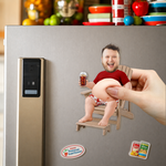 Retirement-Funny-Gift-Custom-Face-For-Him,-Her-3D-Squishy-Big-Belly-Personalized-Fridge-Magnet-1