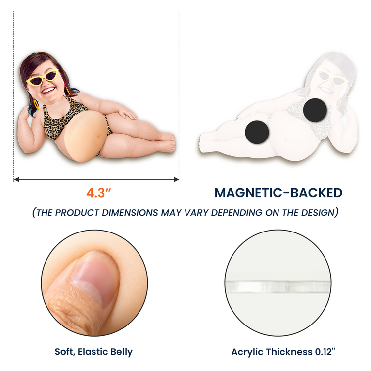 Retirement-Funny-Gift-Custom-Face-For-Him,-Her-3D-Squishy-Big-Belly-Personalized-Fridge-Magnet-3