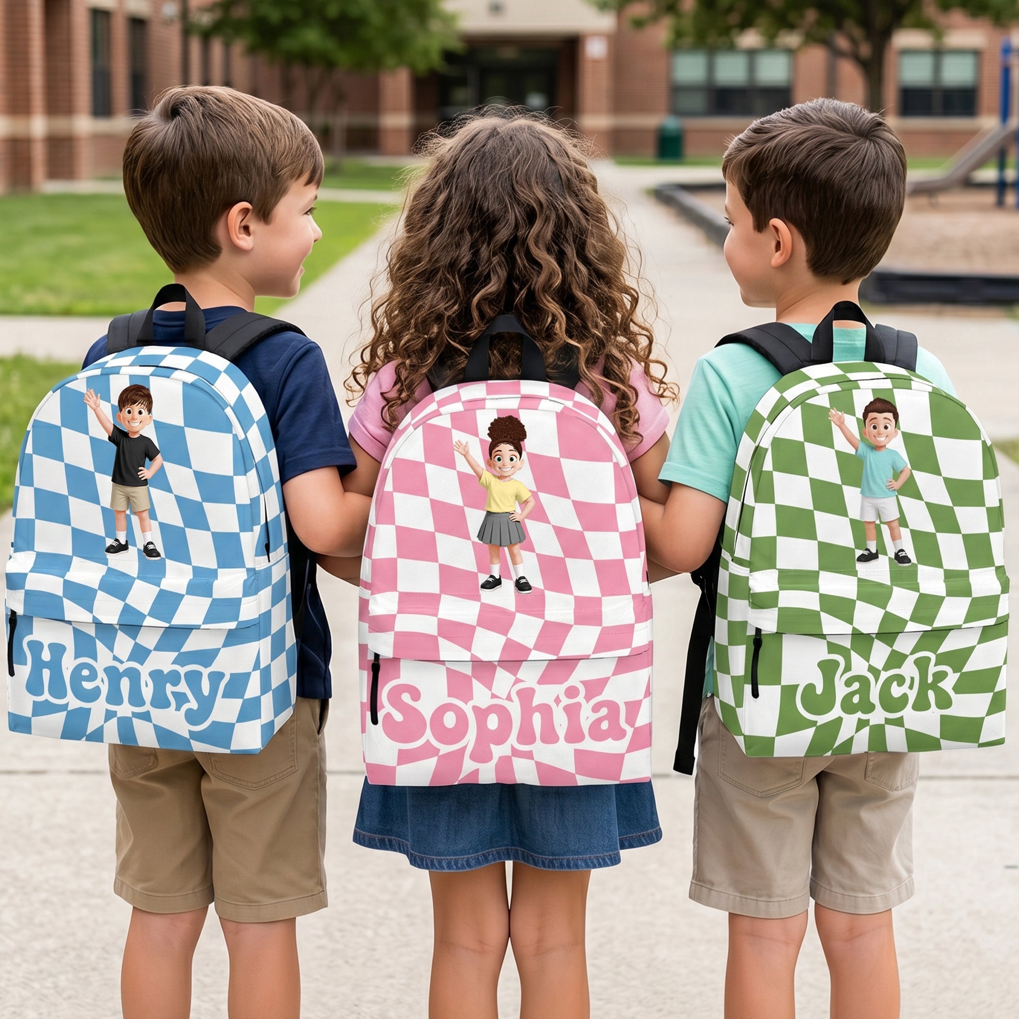 Retro_Groovy_Kid_Back_To_School_Personalized_Backpack_1