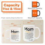 Review About Mom Very Dependable Extremely Satisfied - Personalized Mug