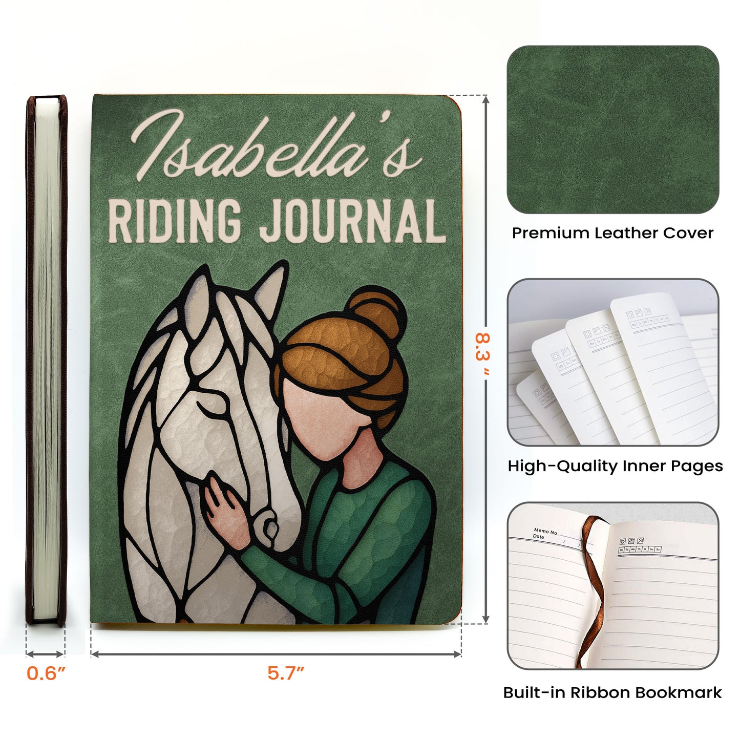 Riding Journal - Personalized Leather Journal