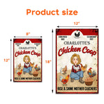 Rise & Shine Mother Cluckers - Personalized Metal Sign
