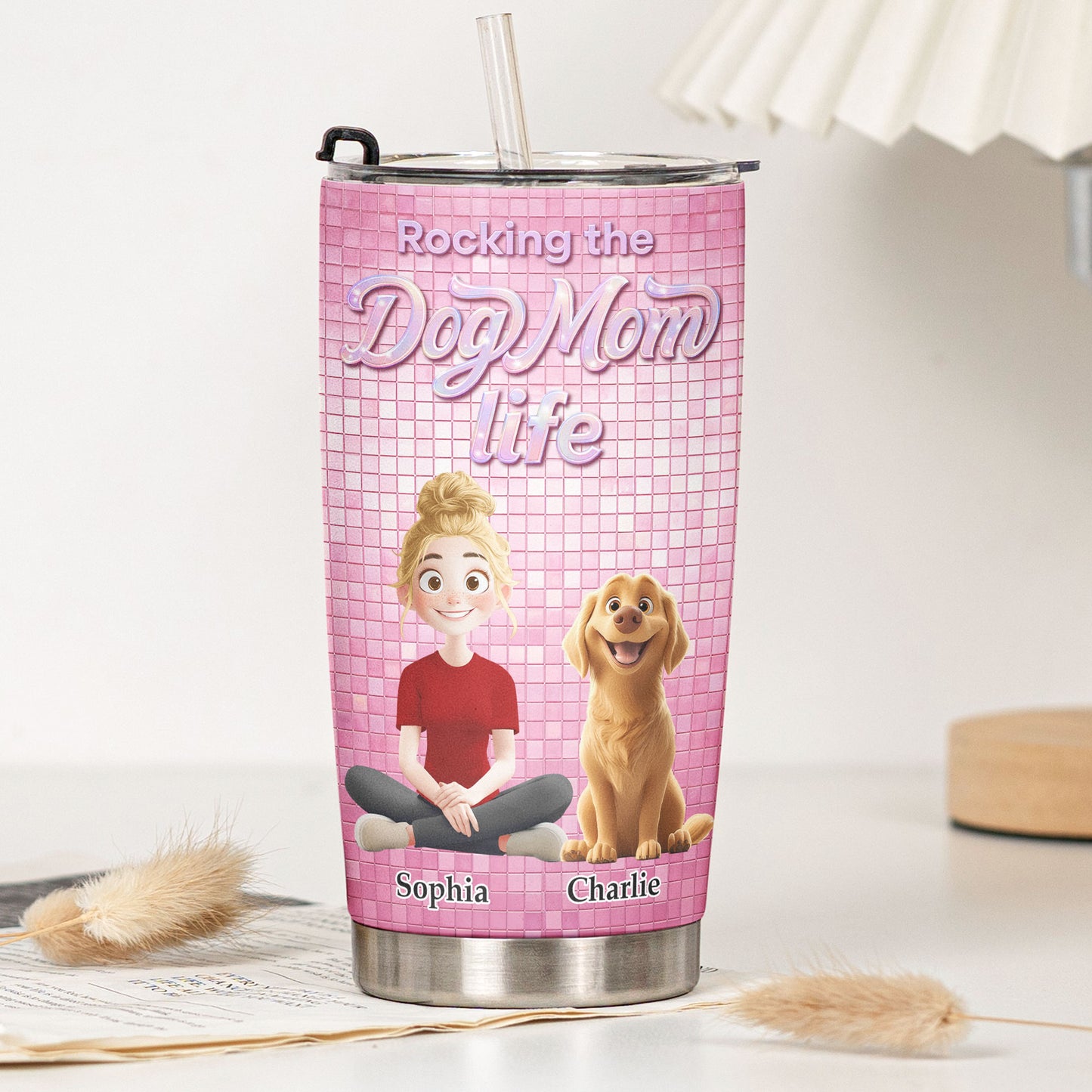 Rocking-The-Dog-Mom-Life-Personalized-Tumbler-6
