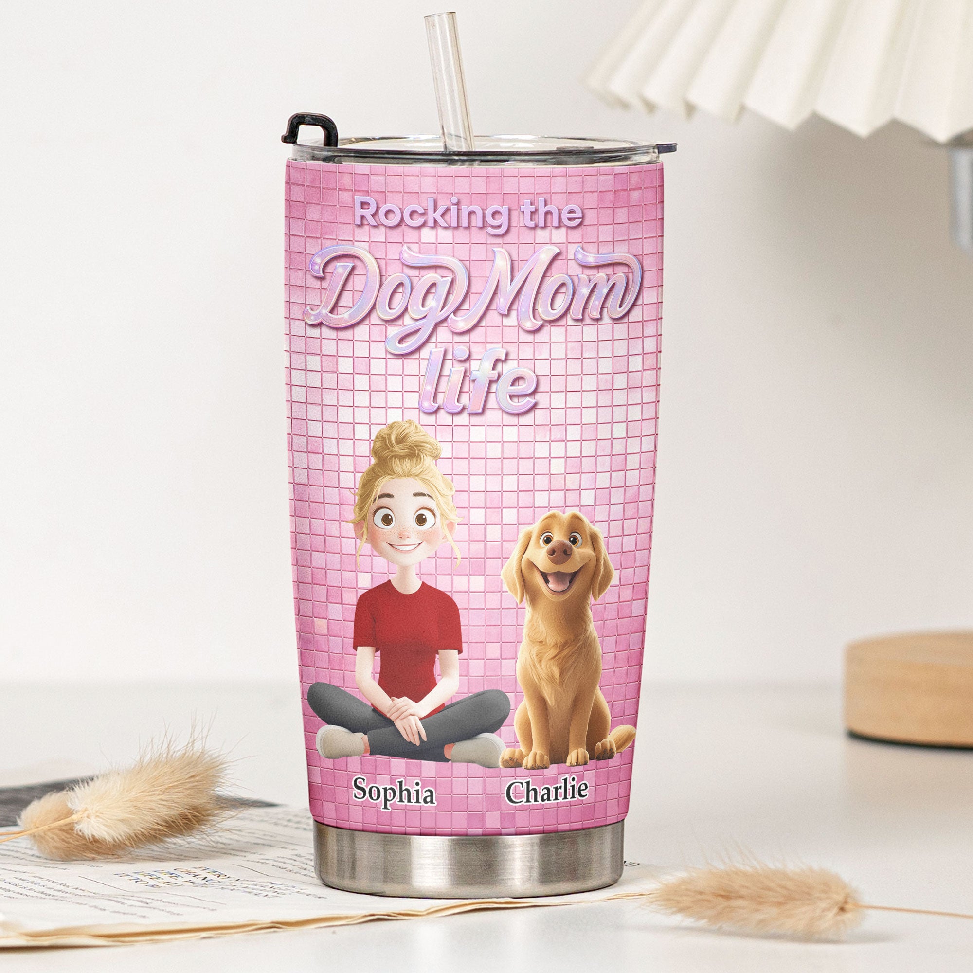 Rocking-The-Dog-Mom-Life-Personalized-Tumbler-6