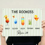 Roommate Drink Trendy College Apartment Dorm - Personalized Metal Sign
