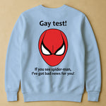 Funny Shirt - Gay Test - Airport Gag Exchange Funny T-Shirt, White Elephant Party - Shirt