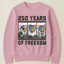 Funny Eagel 250 Years Happy -  Shirt