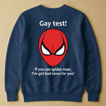 Funny Shirt - Gay Test - Airport Gag Exchange Funny T-Shirt, White Elephant Party - Shirt