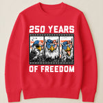 Funny Eagel 250 Years Happy -  Shirt