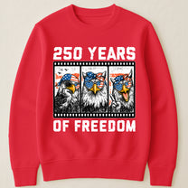 Funny Eagel 250 Years Happy -  Shirt